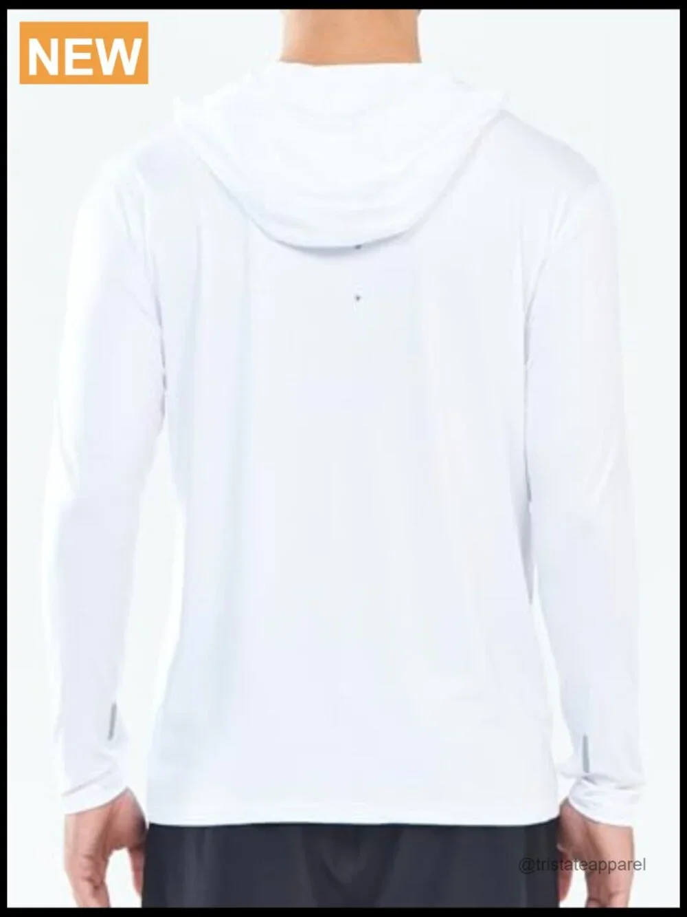 Men's UPF 50+ Sun Protection Hoodie Long Sleeve Rash Guard Shirt